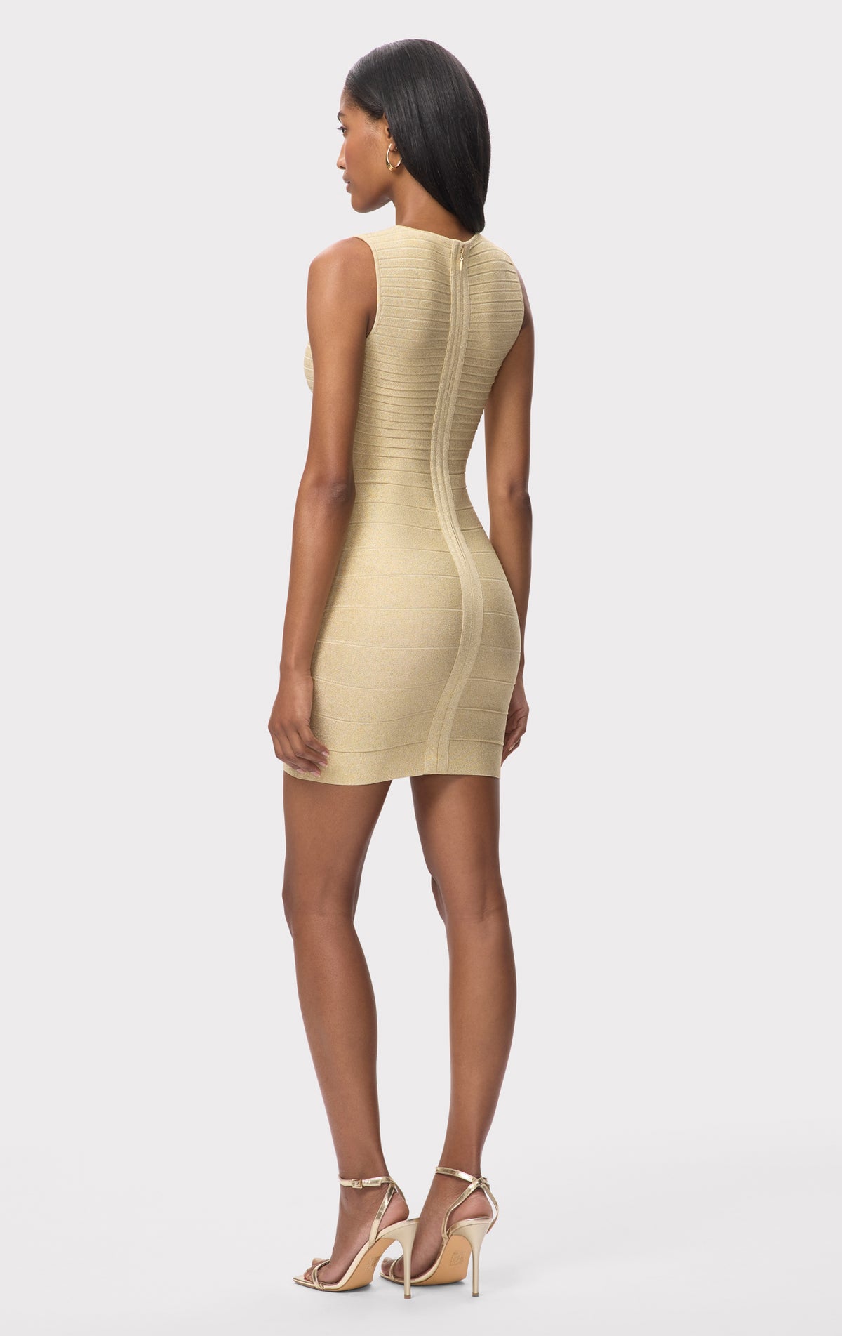 slim fit dress slacks THE METALLIC VIVIENNE GOWN
