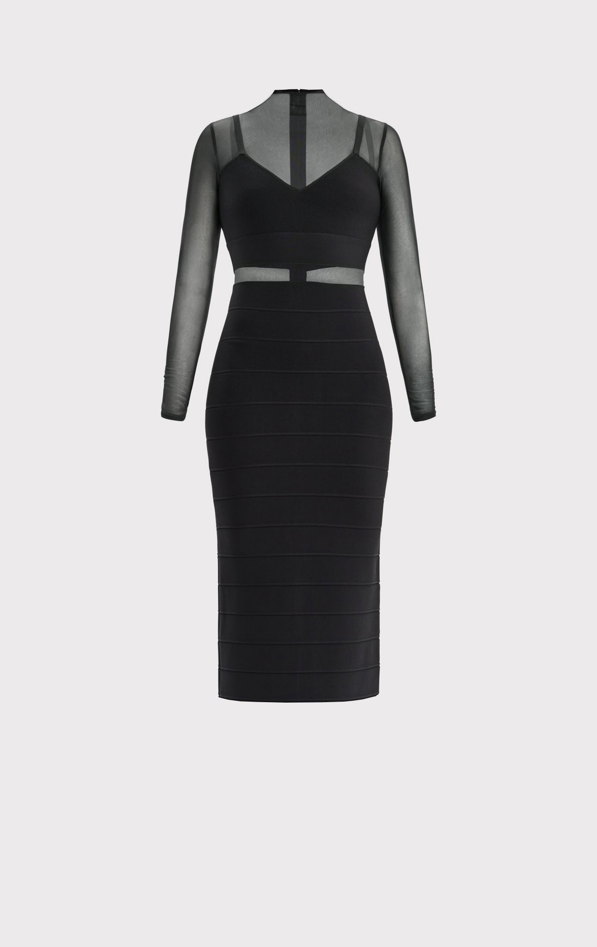 The Noelle Dress - Black, S, by Herve Leger The Noelle Dress - Black, S, by Herve Leger