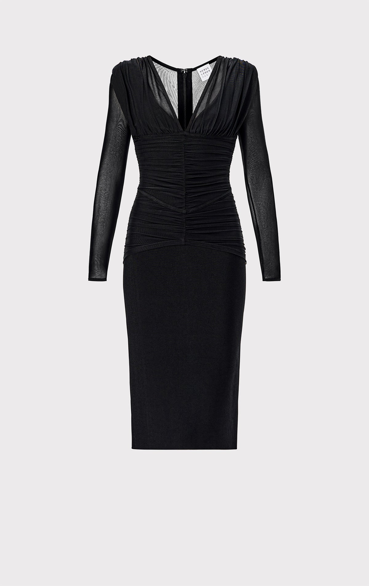 【関税込み】Herve Leger ブラック ビスチェドレス $1350 Herve Leger Estrella signature Black Bandage Dress