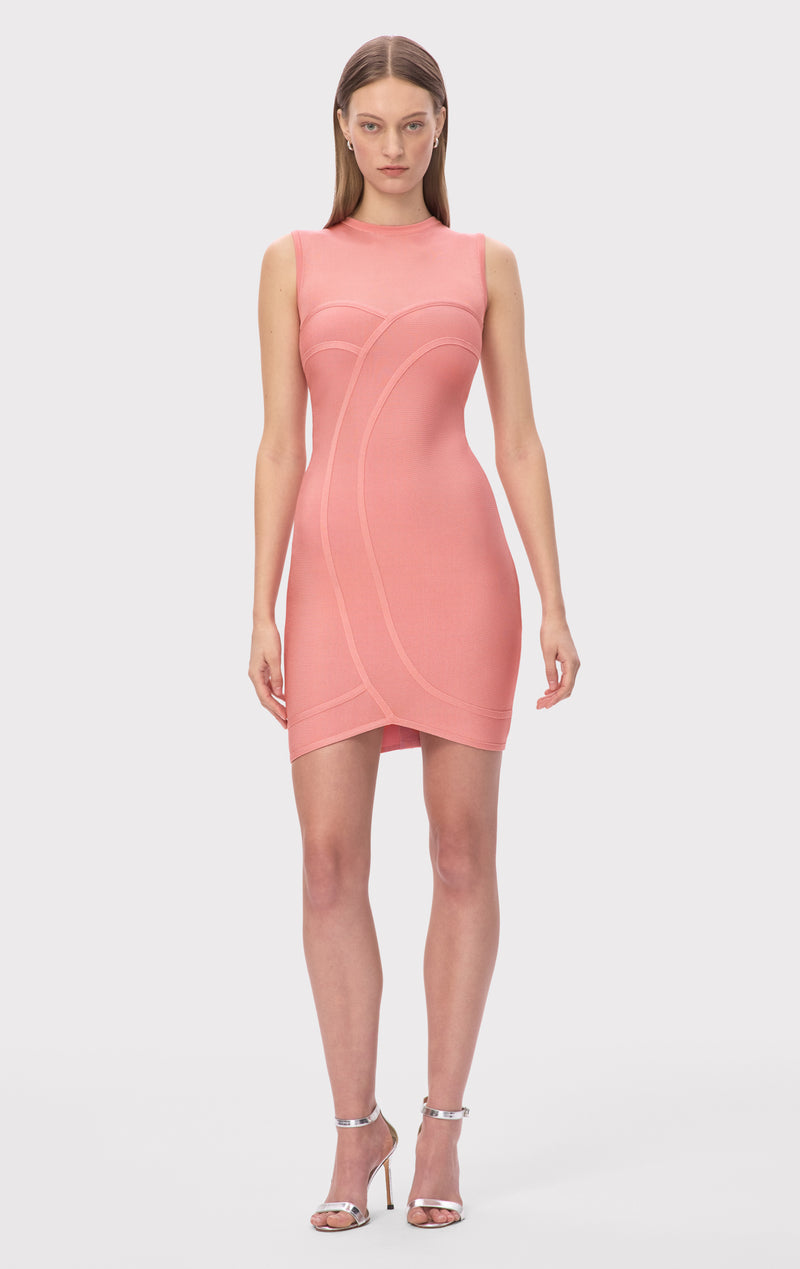 THE HELENA DRESS – HERVÉ LÉGER THE HELENA DRESS – HERVÉ LÉGER