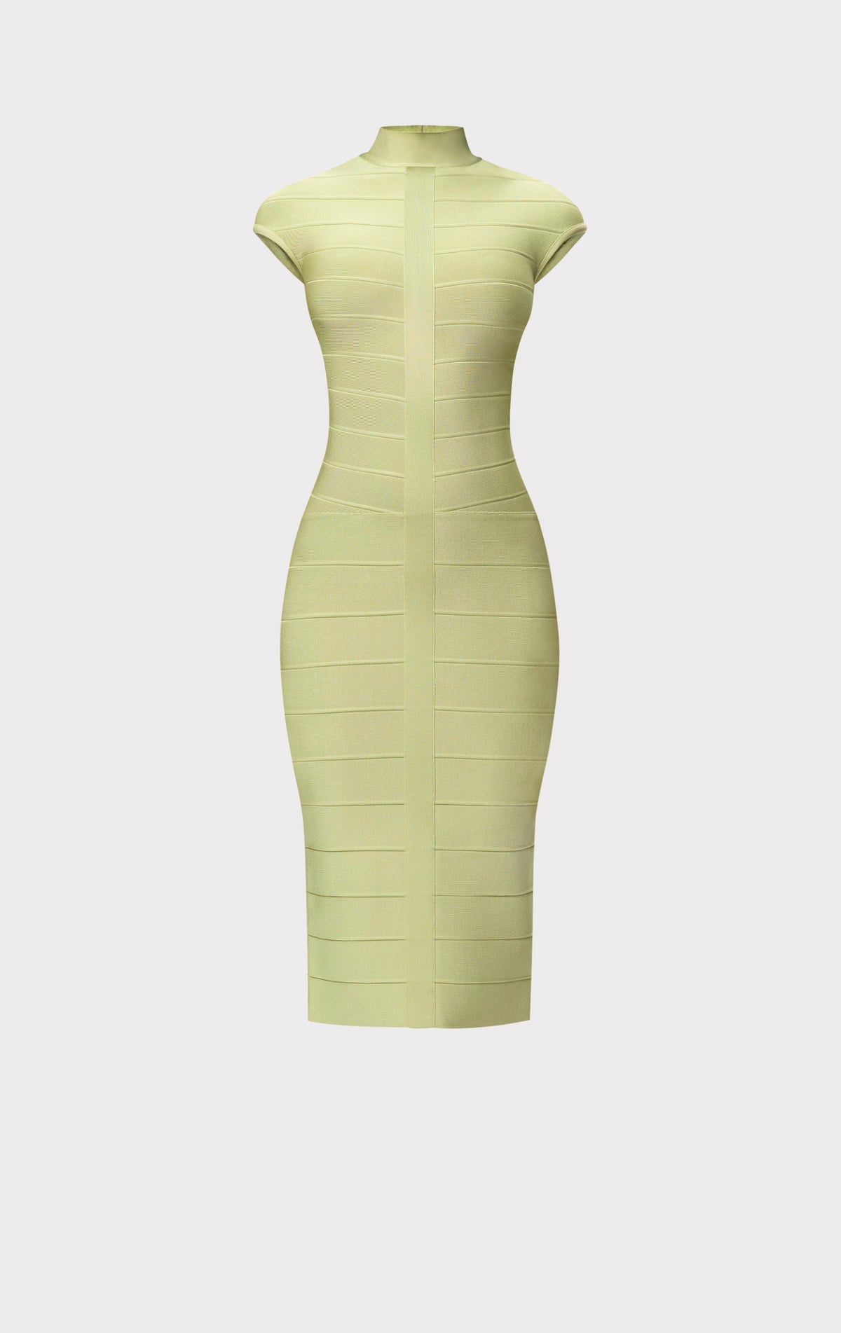 herve leger olive green dress THE DAVINA DRESS