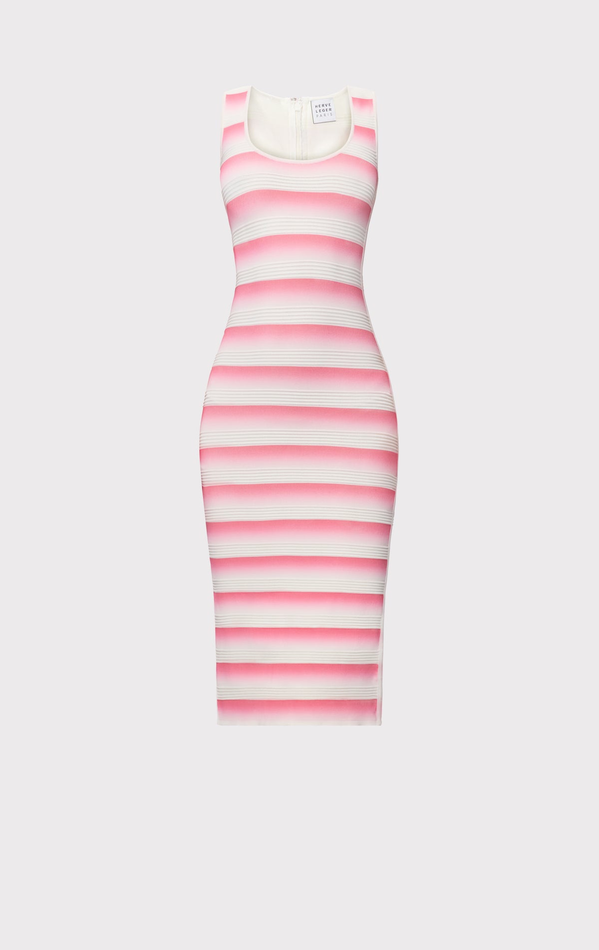 white and pink bodycon dress THE CLEA – HERVÉ LÉGER Intricate lace overlay with collection: midi-dresses Colour:Terracotta Christmas Party Dreses - Style