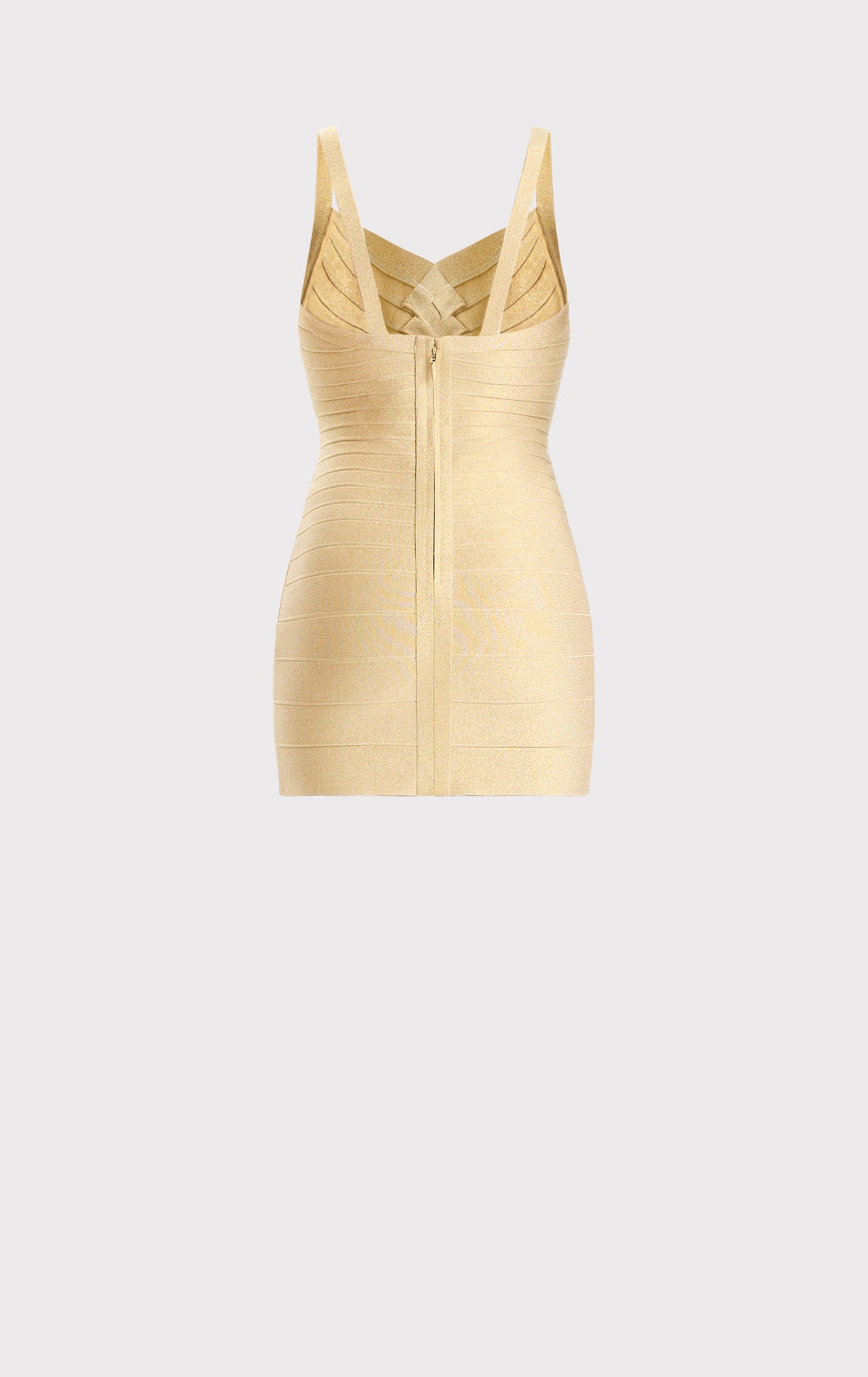 Herve leger gold foil bandage dress hotsell