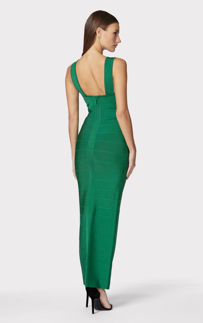 ICON PLUNGING V NECK GOWN