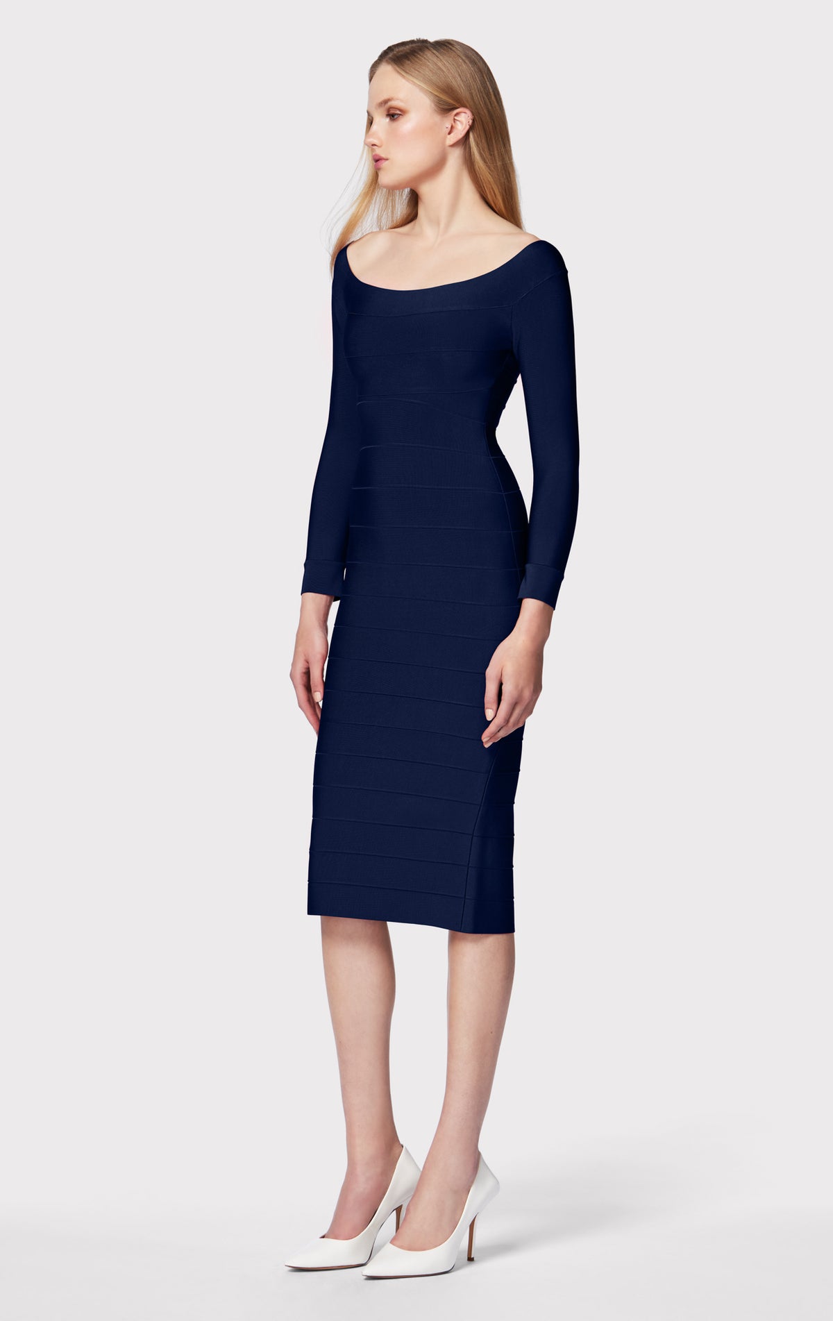 Icon Scoop Neck Midi Dress