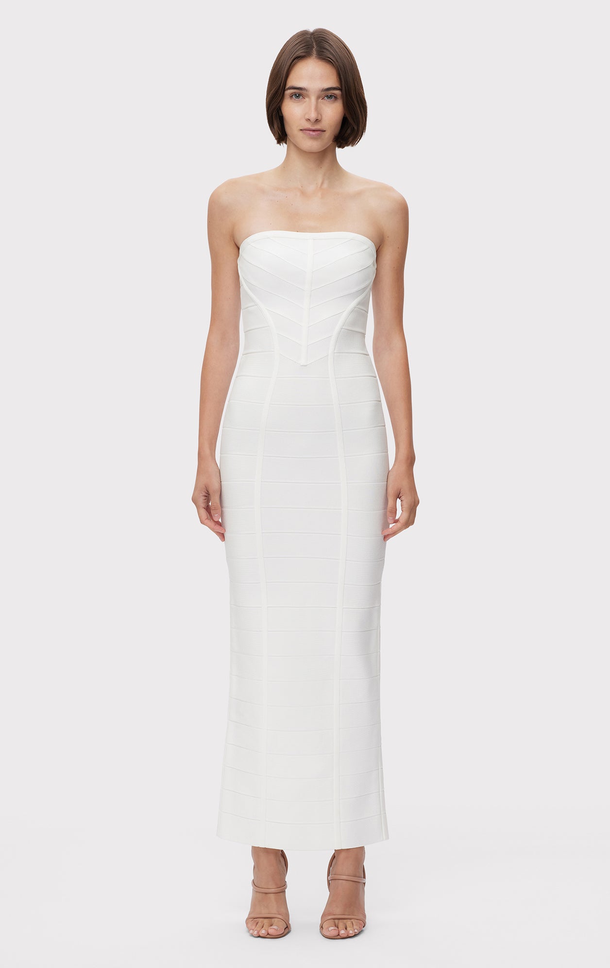 ICON CHEVRON BUSTIER GOWN – HERVÉ LÉGER