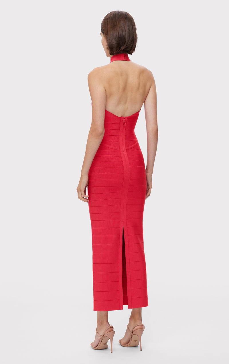 ICON BANDAGE HALTER GOWN