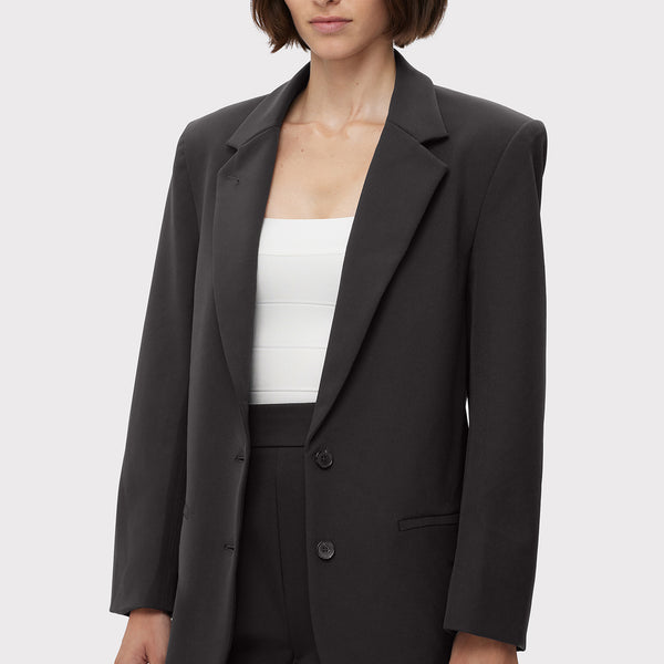 【直営・関税送料込】Oversized blazer vir High Returns Oversized Blazer - Black | Fashion Nova