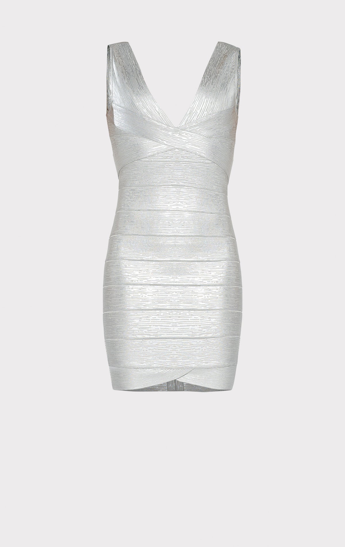 DEEP V BANDAGE DRESS – HERVÉ LÉGER