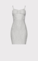 LUREX EYELASH SWEETHEART DRESS