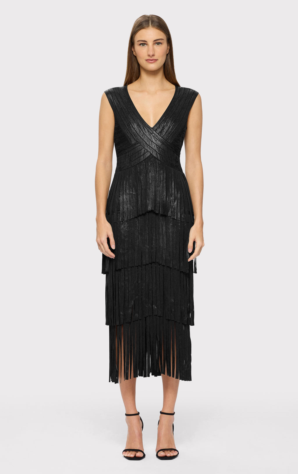 Bandage fringe dress best sale