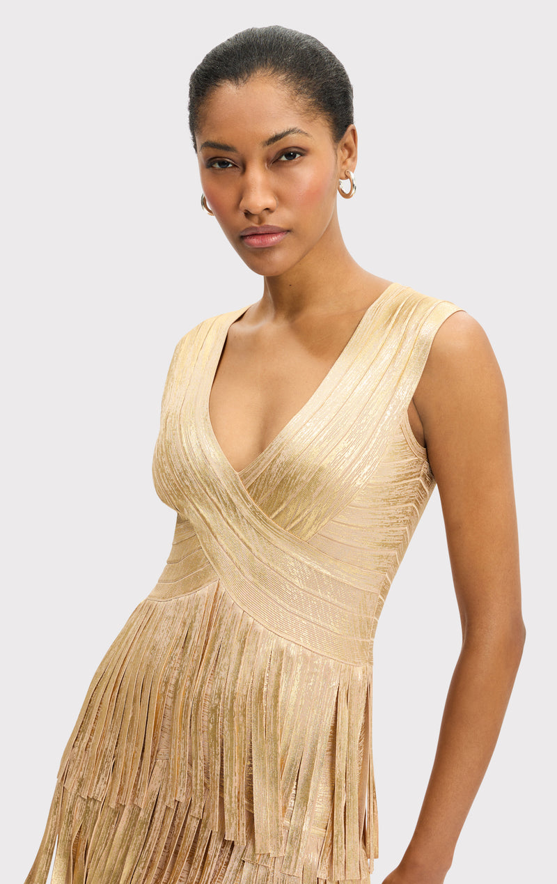 green emerald velvet dress Scala 80200 Short Homecoming Beaded Fringe Cocktail Dress – The Dress Outlet main image 1