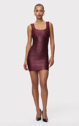 THE METALLIC GABRIELLA DRESS