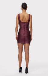 THE METALLIC GABRIELLA DRESS