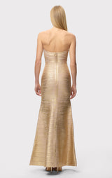 THE METALLIC SARA GOWN