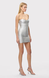 THE METALLIC ISLA DRESS
