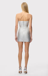 THE METALLIC ISLA DRESS