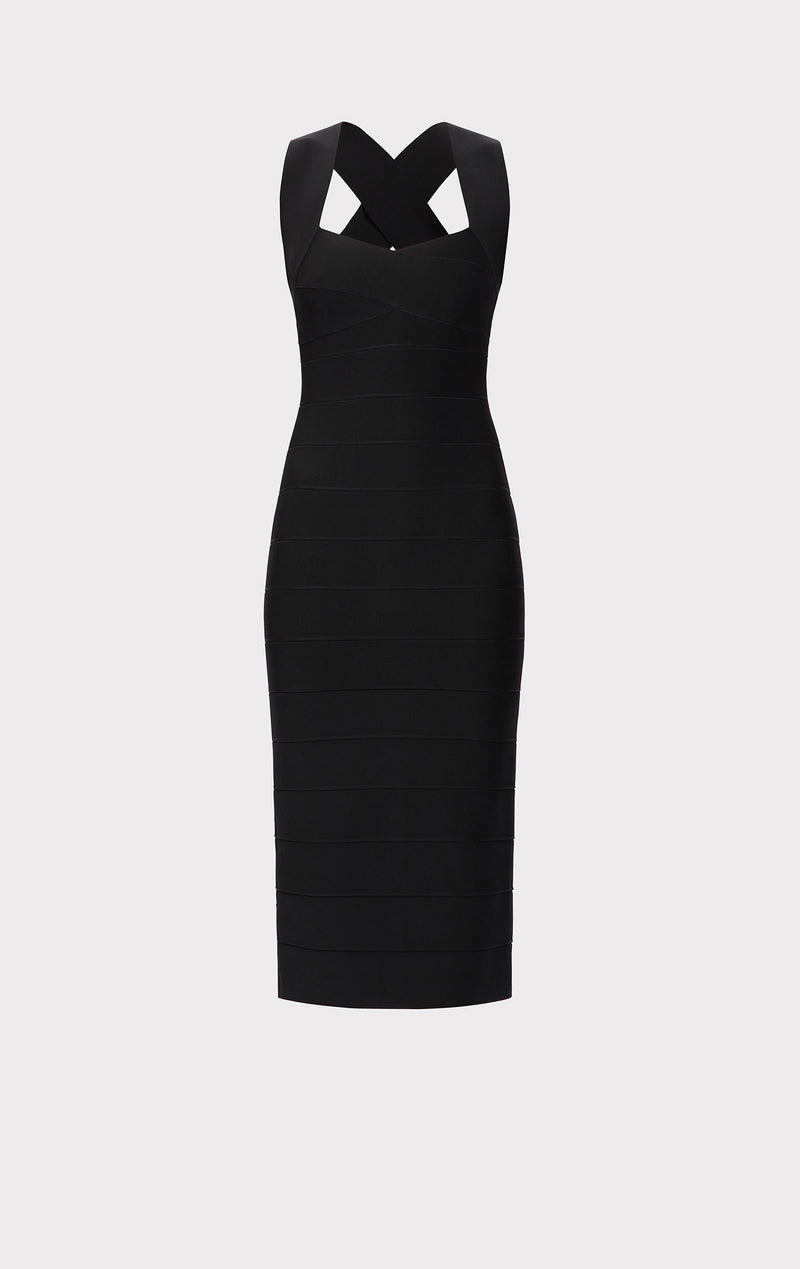 modest black dress with sleeves Silky Flare Modest Evening Dress Black / L