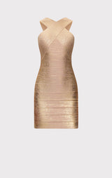THE METALLIC LOUISA DRESS