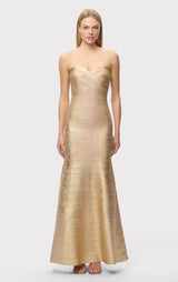 THE METALLIC SARA GOWN