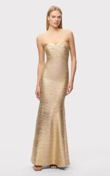 THE METALLIC SARA GOWN