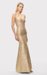 THE METALLIC SARA GOWN