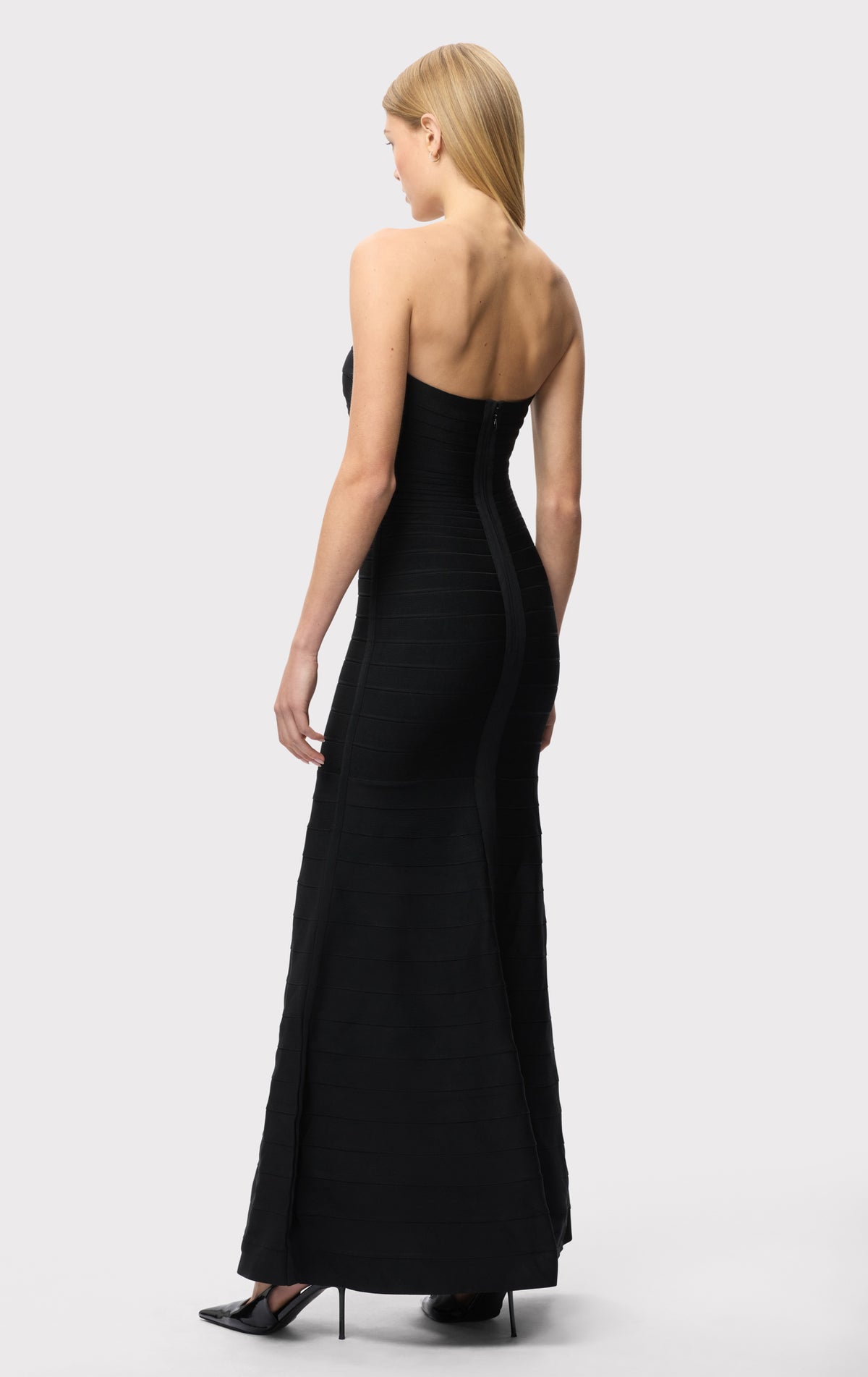 The Sara Gown - Black, M, by Herve Leger The Sara Gown - Black, M, by Herve Leger