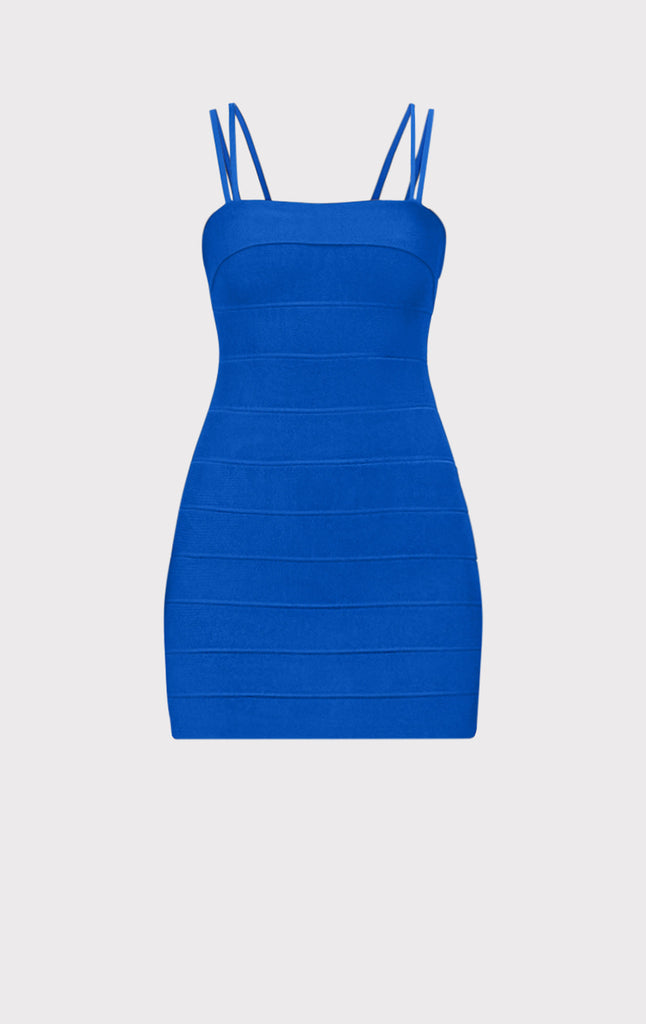 herve leger blue bandage dress THE SADIE length The Elora gown