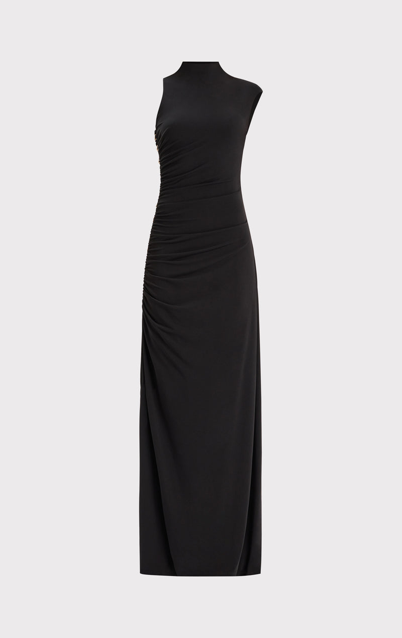 RUCHED JERSEY GOWN