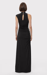 RUCHED JERSEY GOWN