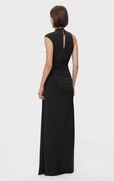 RUCHED JERSEY GOWN