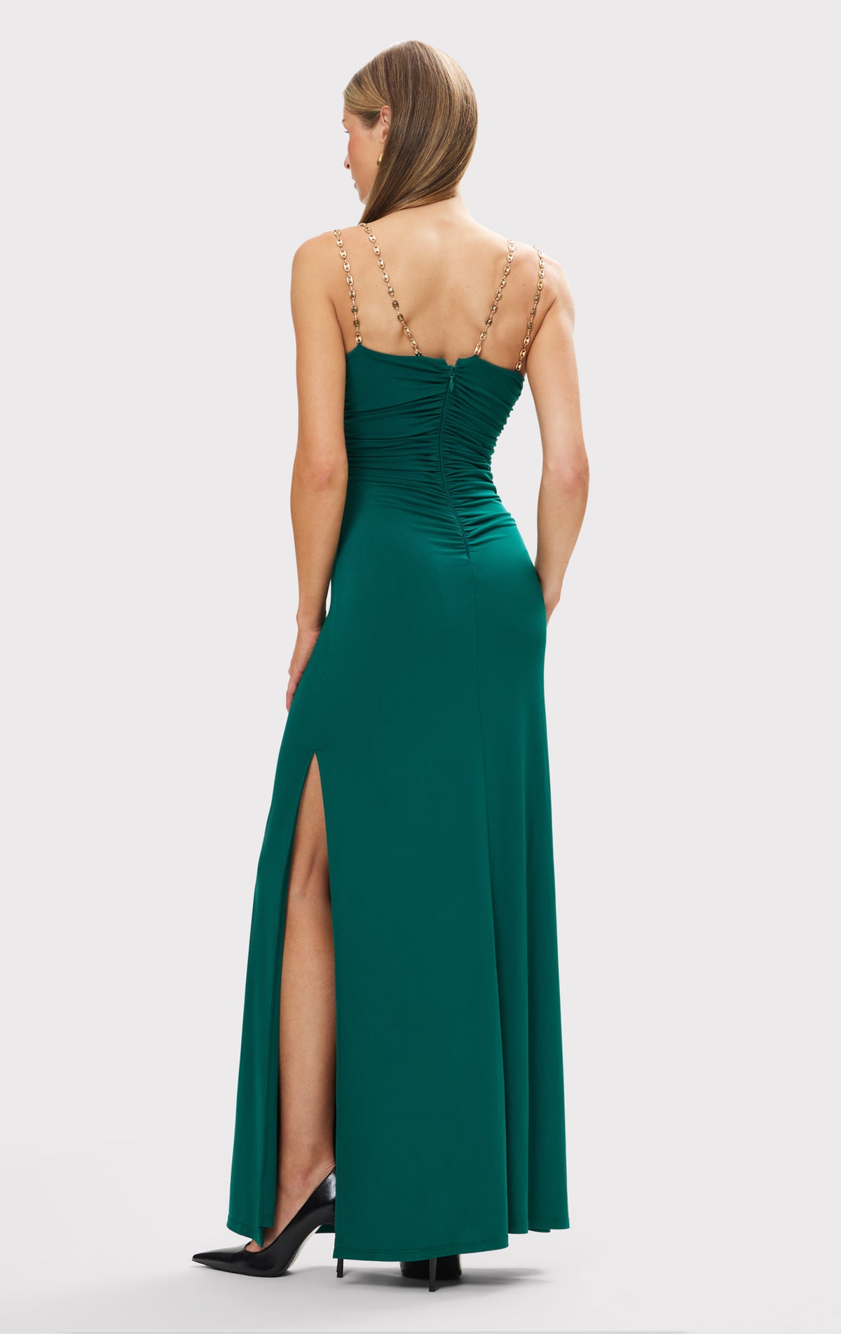 herve leger long dress THE AMAL GOWN – HERVÉ LÉGER This style is a Freely Women's Black Caftan sale-20251215 Color:Light Blue LS