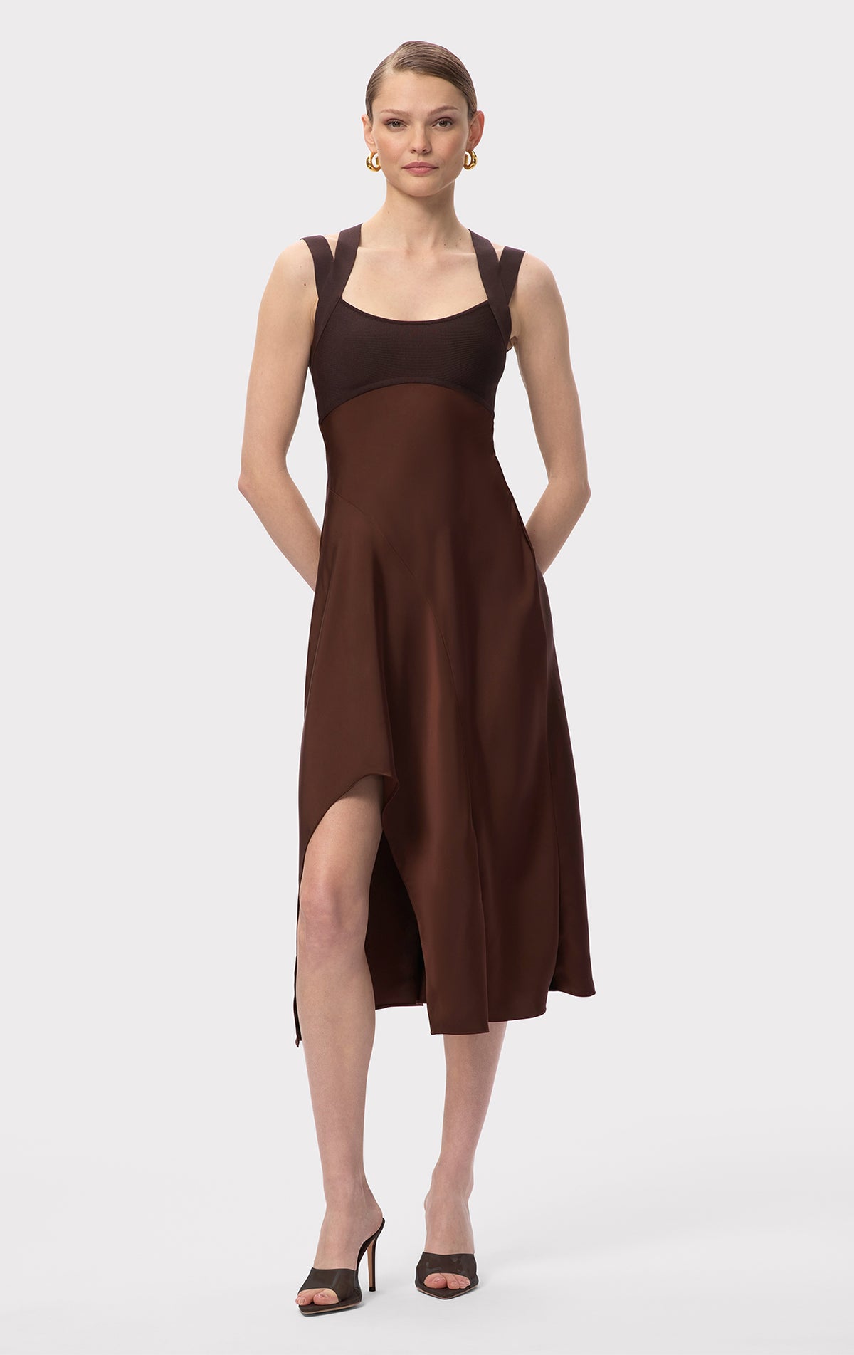 THE ELODIE DRESS – HERVÉ LÉGER THE ELODIE DRESS – HERVÉ LÉGER