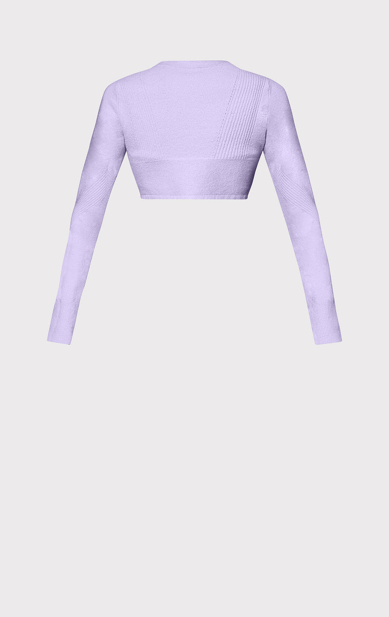 BOUCLE CROPPED CARDIGAN