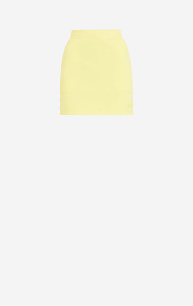 terry mini skirt