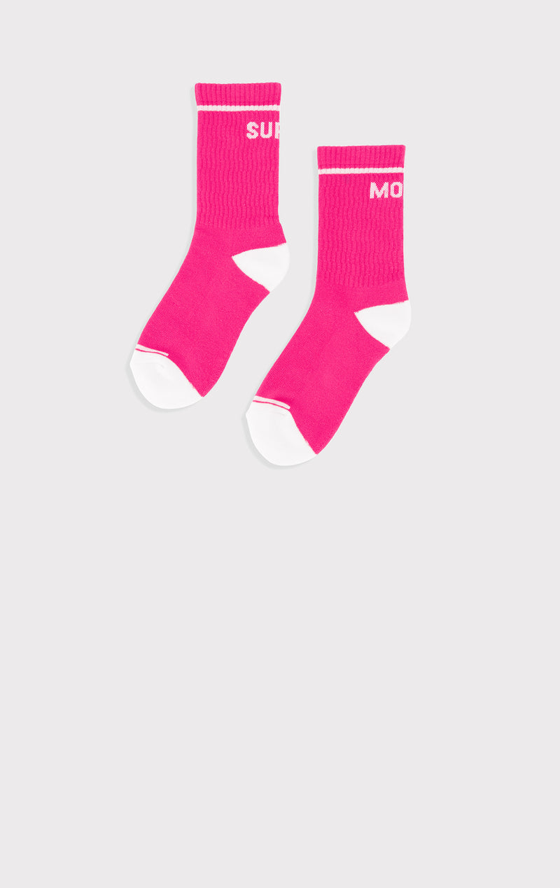 SUPERMODEL LOGO CREW SOCKS