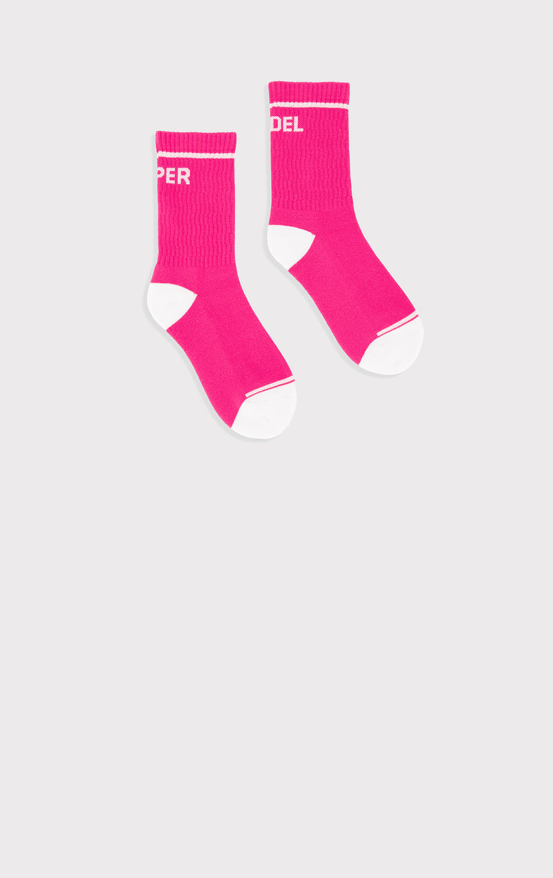 SUPERMODEL LOGO CREW SOCKS