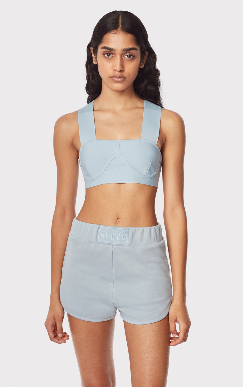 KNIT BRA CUP TOP