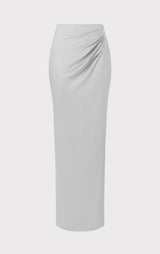 HERVÉ LÉGER X LAW ROACH Draped Asymmetrical Maxi Skirt