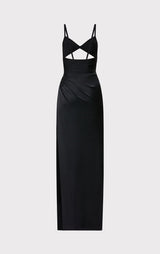 HERVÉ LÉGER X LAW ROACH Draped Cutout Gown