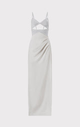 HERVÉ LÉGER X LAW ROACH Draped Cutout Gown