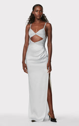 HERVÉ LÉGER X LAW ROACH Draped Cutout Gown