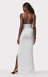 HERVÉ LÉGER X LAW ROACH Draped Cutout Gown