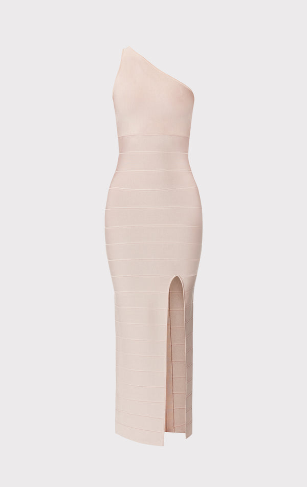 Icon One Shoulder Midi Gown