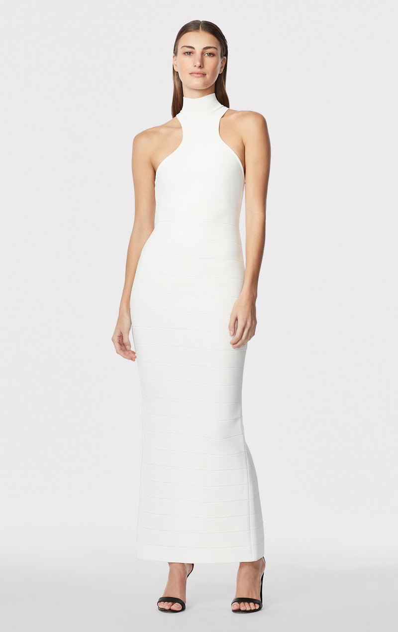 RACER ICON CROPPED GOWN – HERVÉ LÉGER