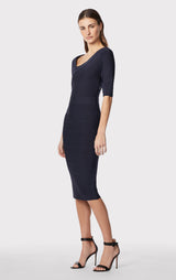 ASYMMETRIC STRAPPY ICON DRESS