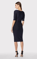 ASYMMETRIC STRAPPY ICON DRESS