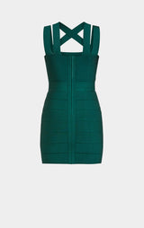 ICON STRAPPY CROSS NECK ICON DRESS
