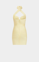 STRAPPY BANDAGE MINI DRESS