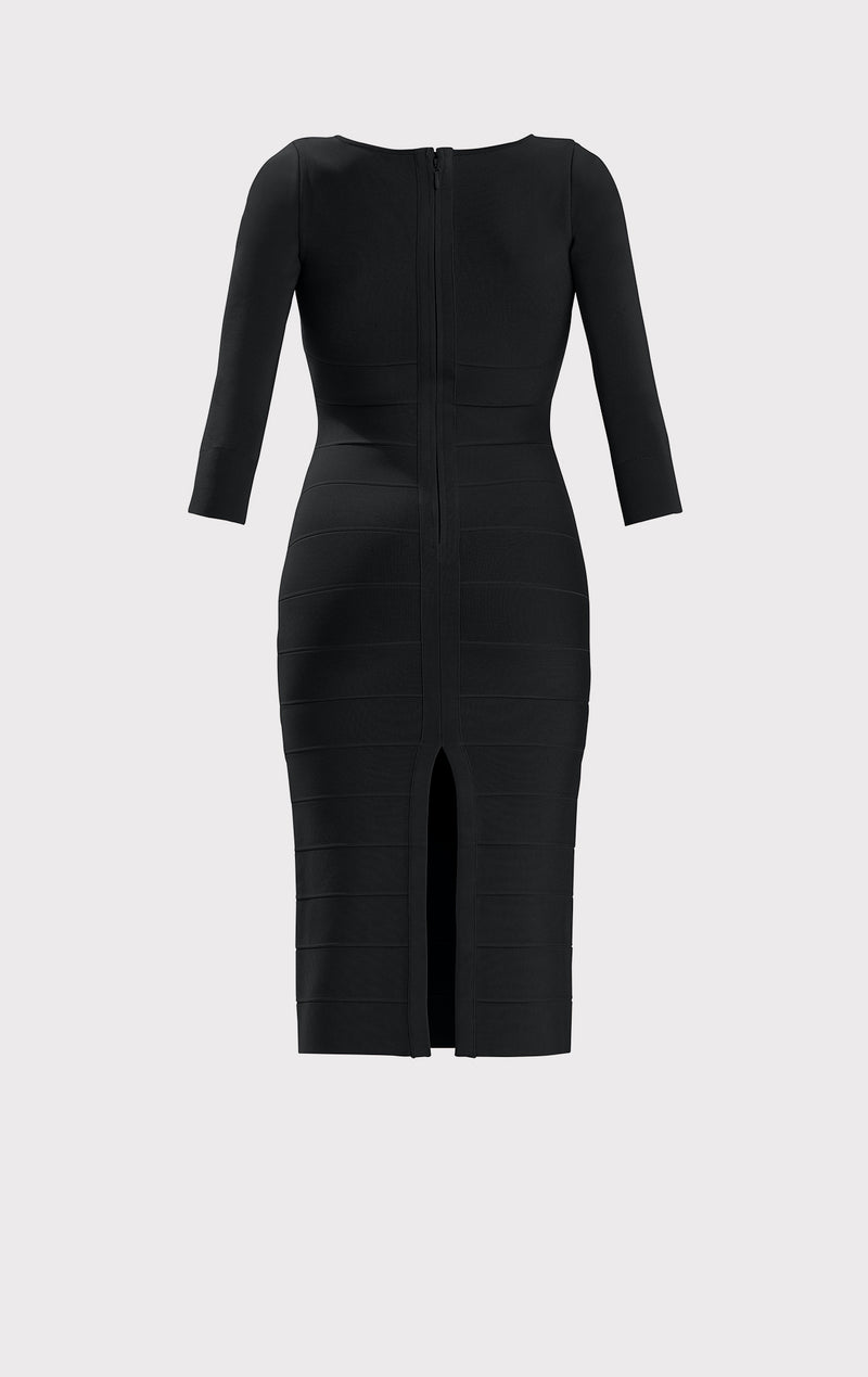 herve leger open x back weaved front icon dress Icon Bandage Bustier Mini